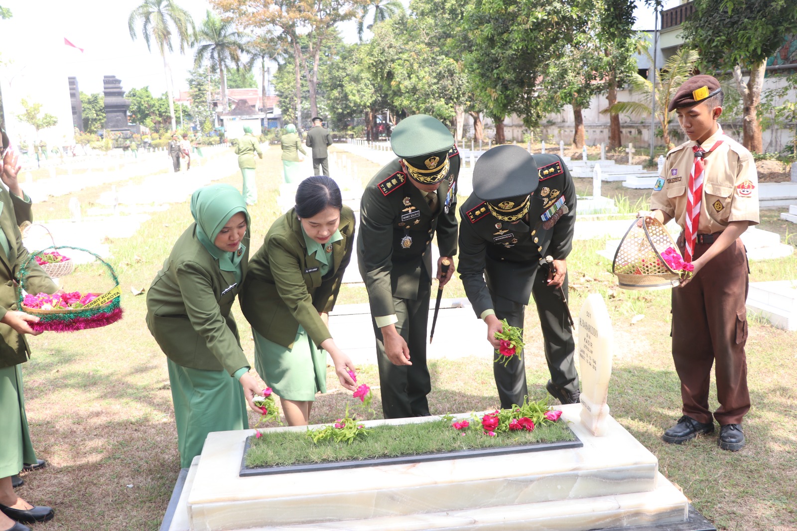 Kodim Tulungagung Gelar Ziarah Daerah Sambut HUT ke-81 TNI, Kenang Jasa dan Teladani Semangat Para Pahlawan
